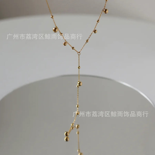 Wholesale Jewelry 304 Stainless Steel 18K Gold Plated Necklace