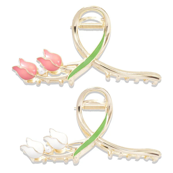 IG Style Sweet Women's tulips Zinc alloy Hair Claws