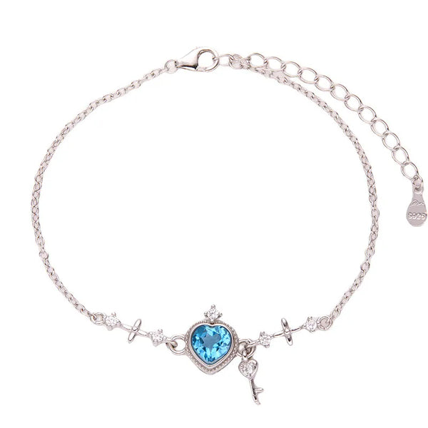 925 Sterling Silver Bracelets Simple Style Classic Style