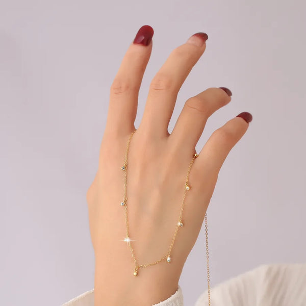 Full Body S925 Sterling Silver Starry Sky Mini Small Diamond Necklace Personality Minimalist Light Luxury Versatile INS Collarbone Chain for Women