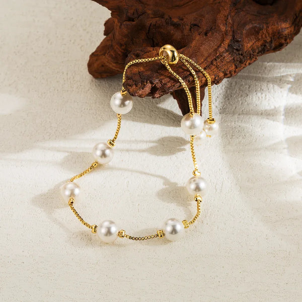 ig style classic style round copper 18k gold plated bracelets in bulk