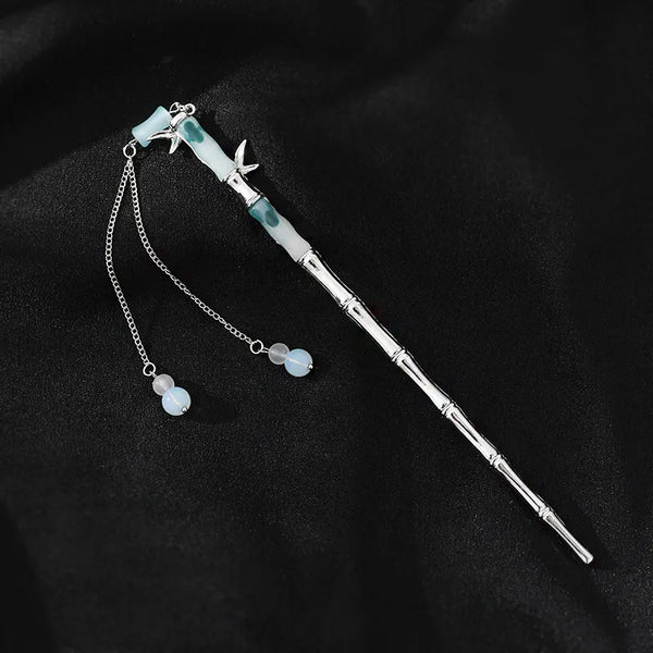Simple Style Geometric Hair Sticks for Women in Silver, Metal Material, Perfect for Summer Hair Accessories