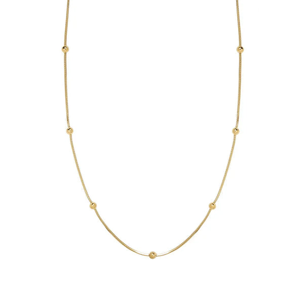 fashion solid color titanium steel necklace 1 piece