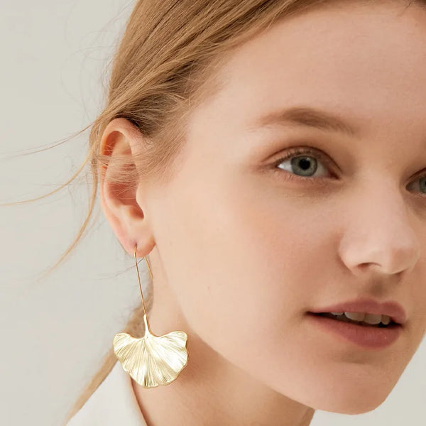 1 Pair Simple Style Classic Style Solid Color Plating 304 Stainless Steel 14K Gold Plated Drop Earrings