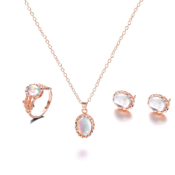 fashion geometric alloy plating pendant necklace