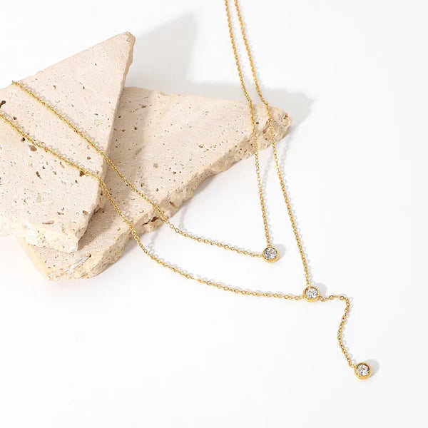 Wholesale Jewelry Simple Style Necklace Stainless Steel Titanium Steel Plating Pendant Necklace