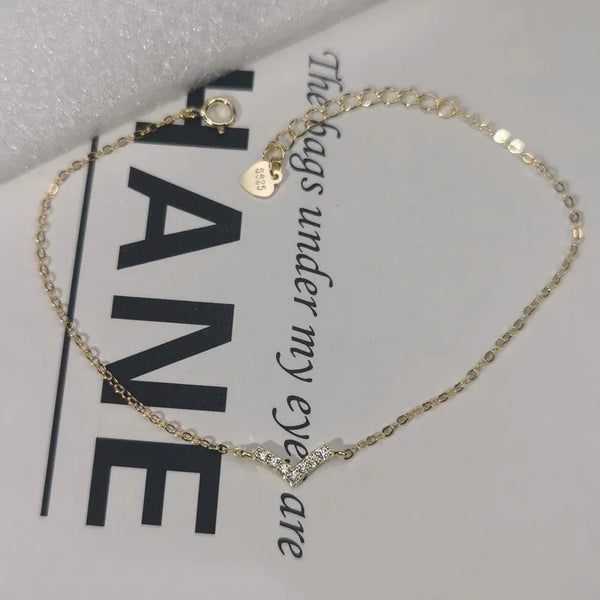 925 Sterling Silver Bracelets Elegant Simple Style
